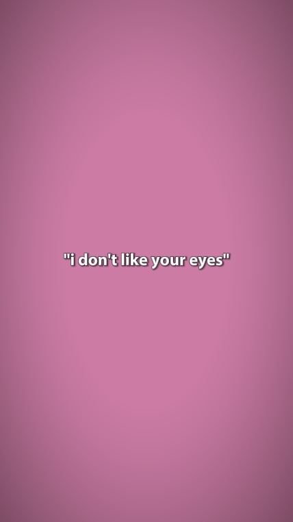 Quels yeux?