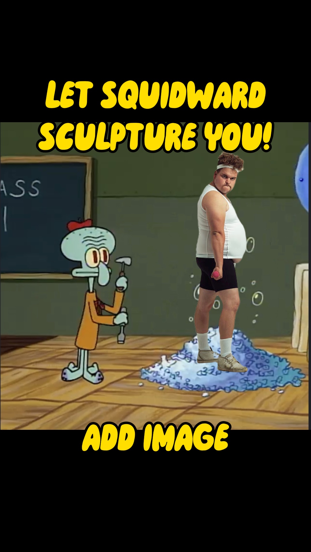 Sculpture Squidward 