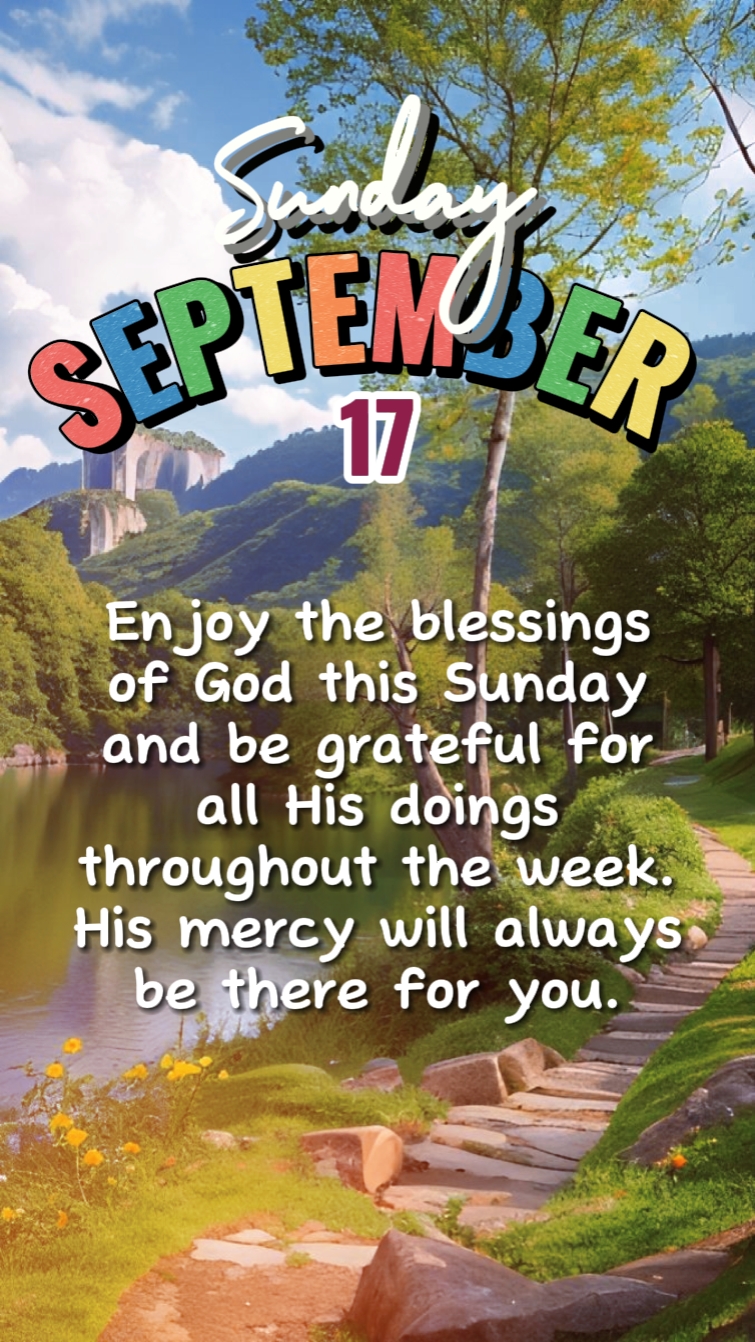 ENJOY THE BLESSINGS