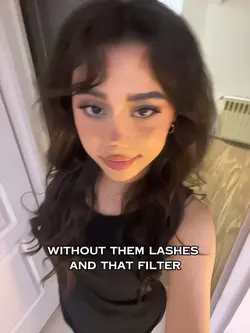 without them lashes
