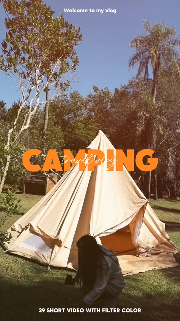 Camping travel vlog