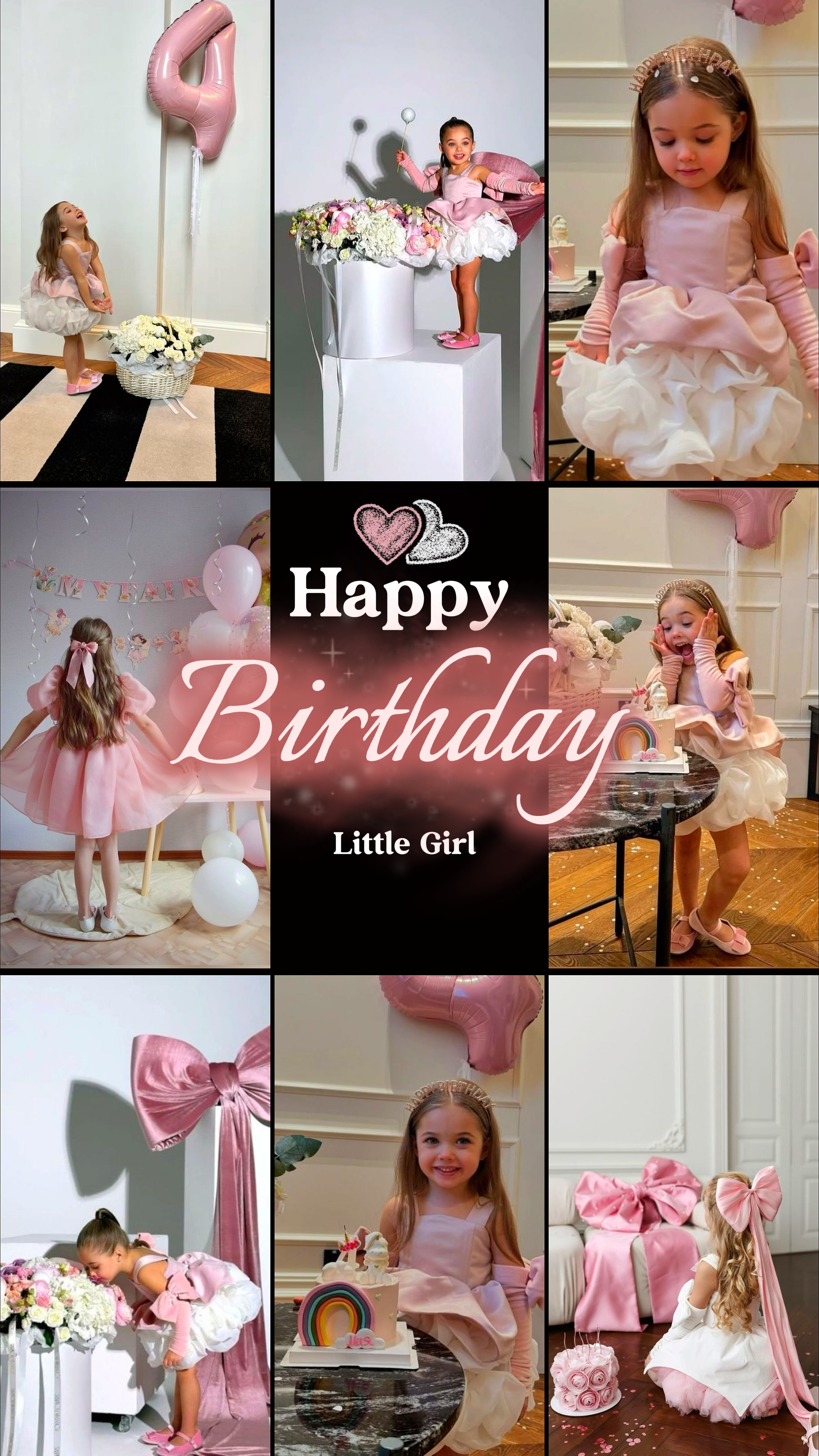 Birthday little girl