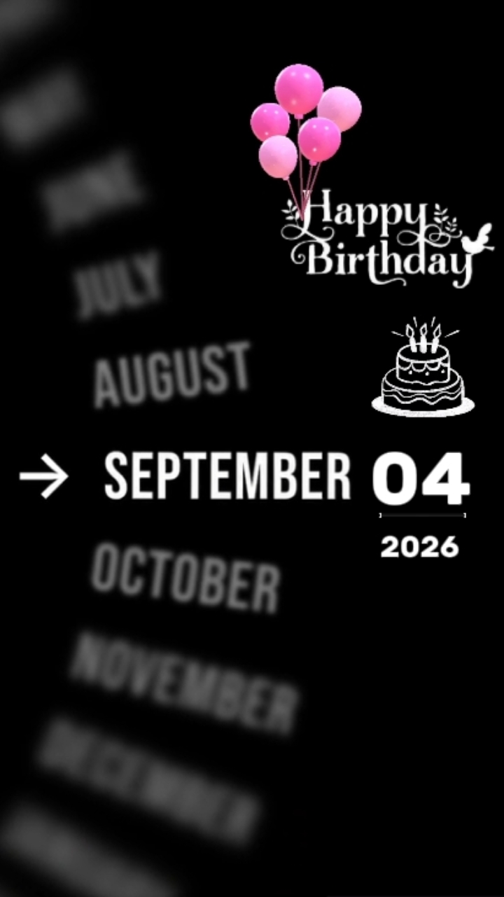 CumpleañosNiña04 de septiembre
