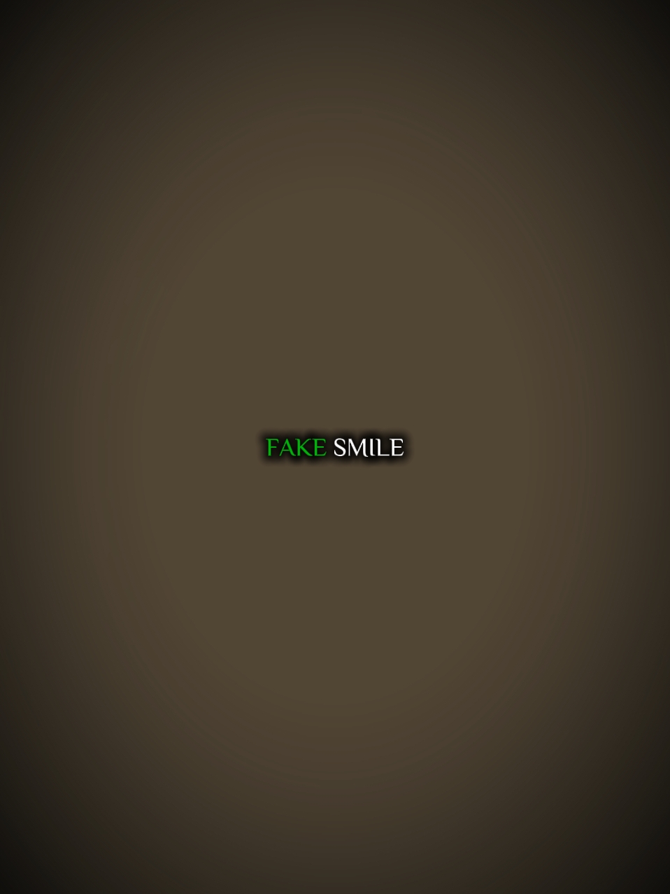faux sourire