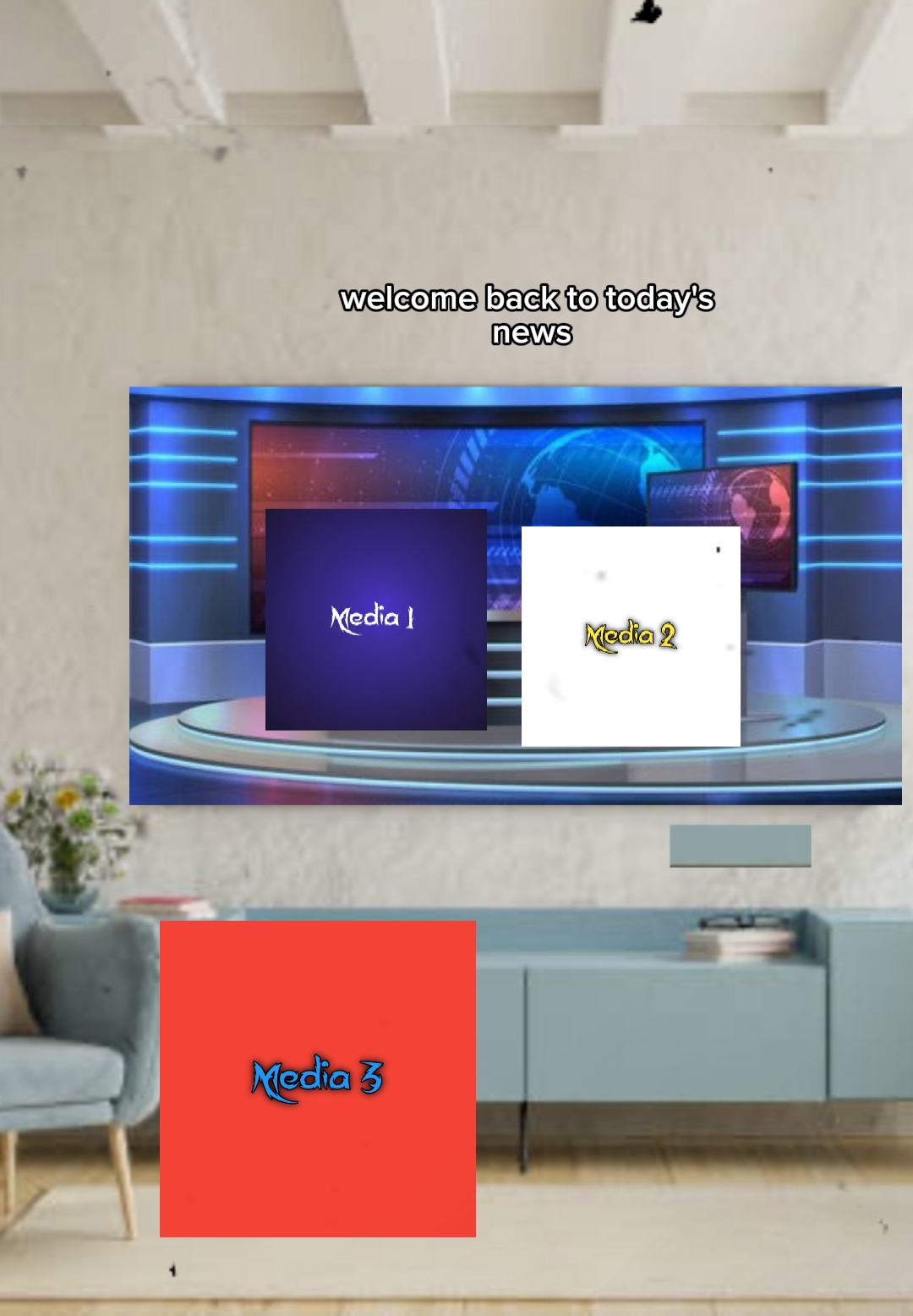 LUSTIGE NACHRICHTENREPORTERIN 