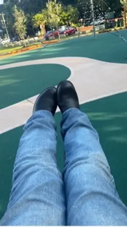 Baby swings!