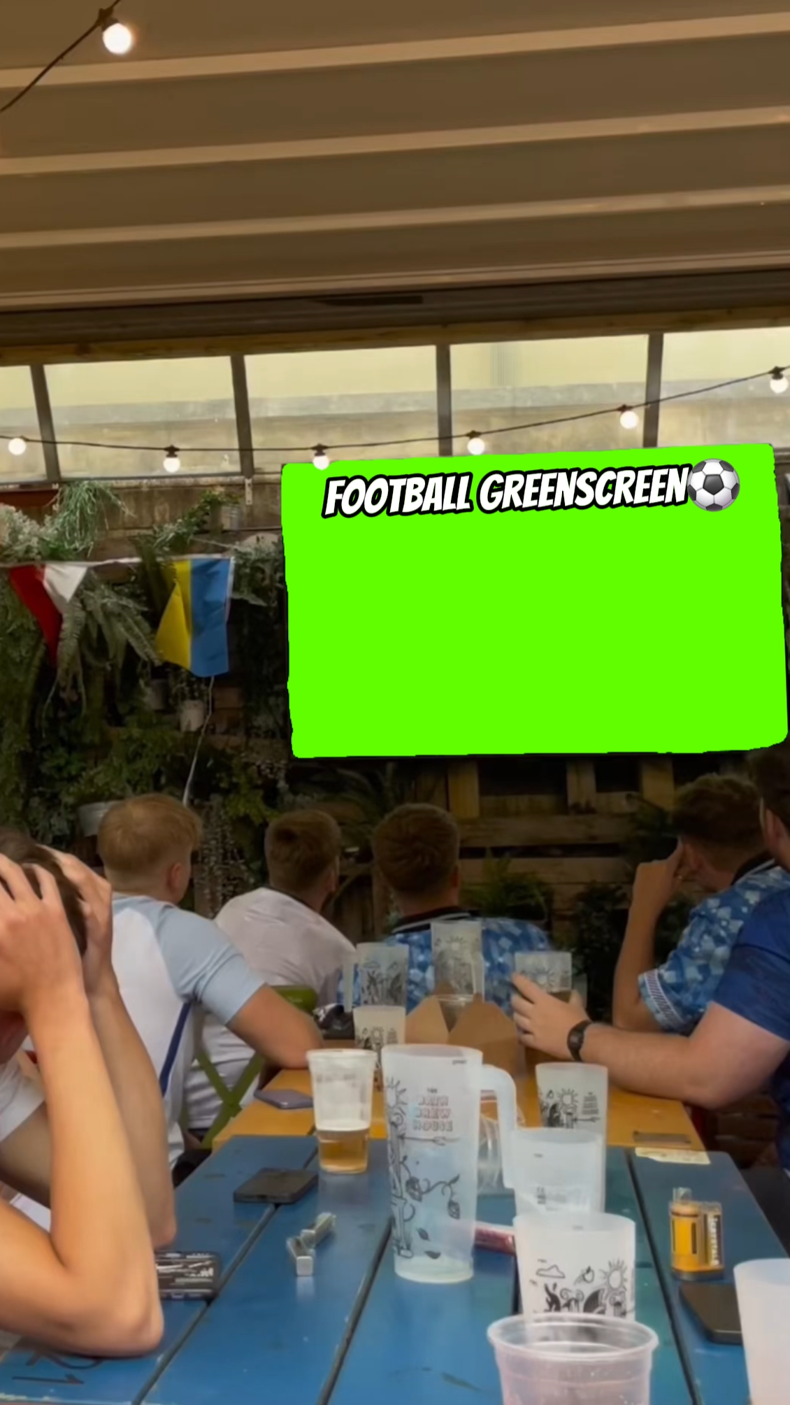 Fußball Greenscreen