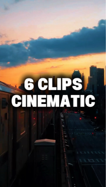 6 clipes cinematográficos 