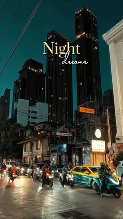 Night vlog cinematic
