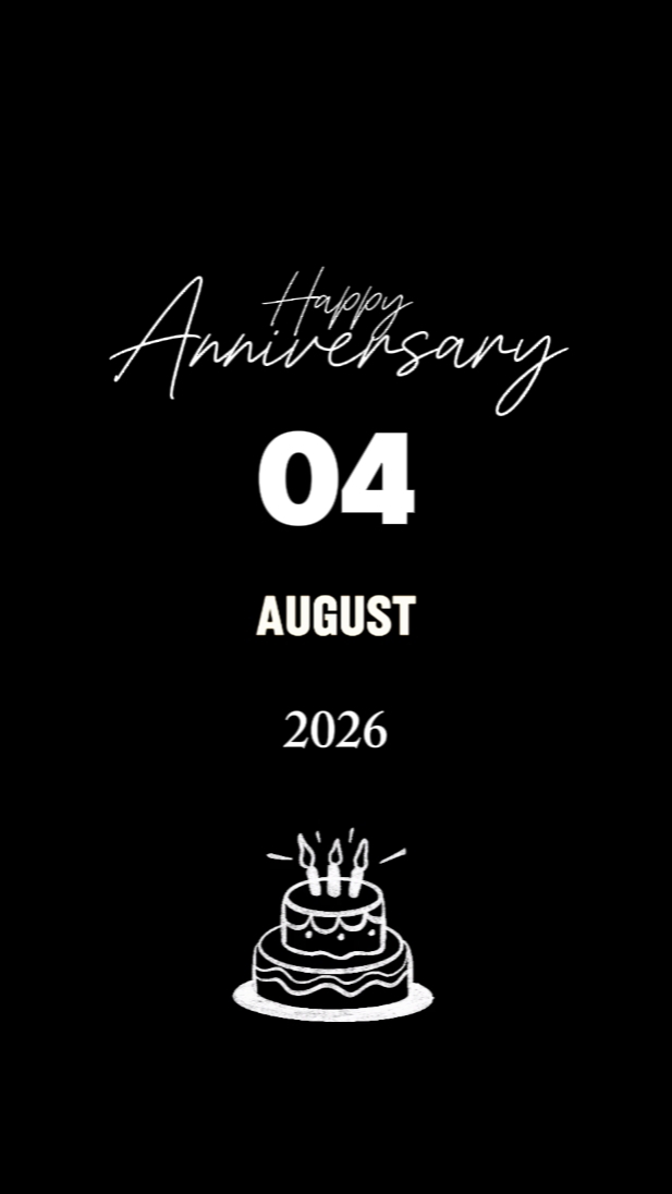 4 de agosto Aniversario