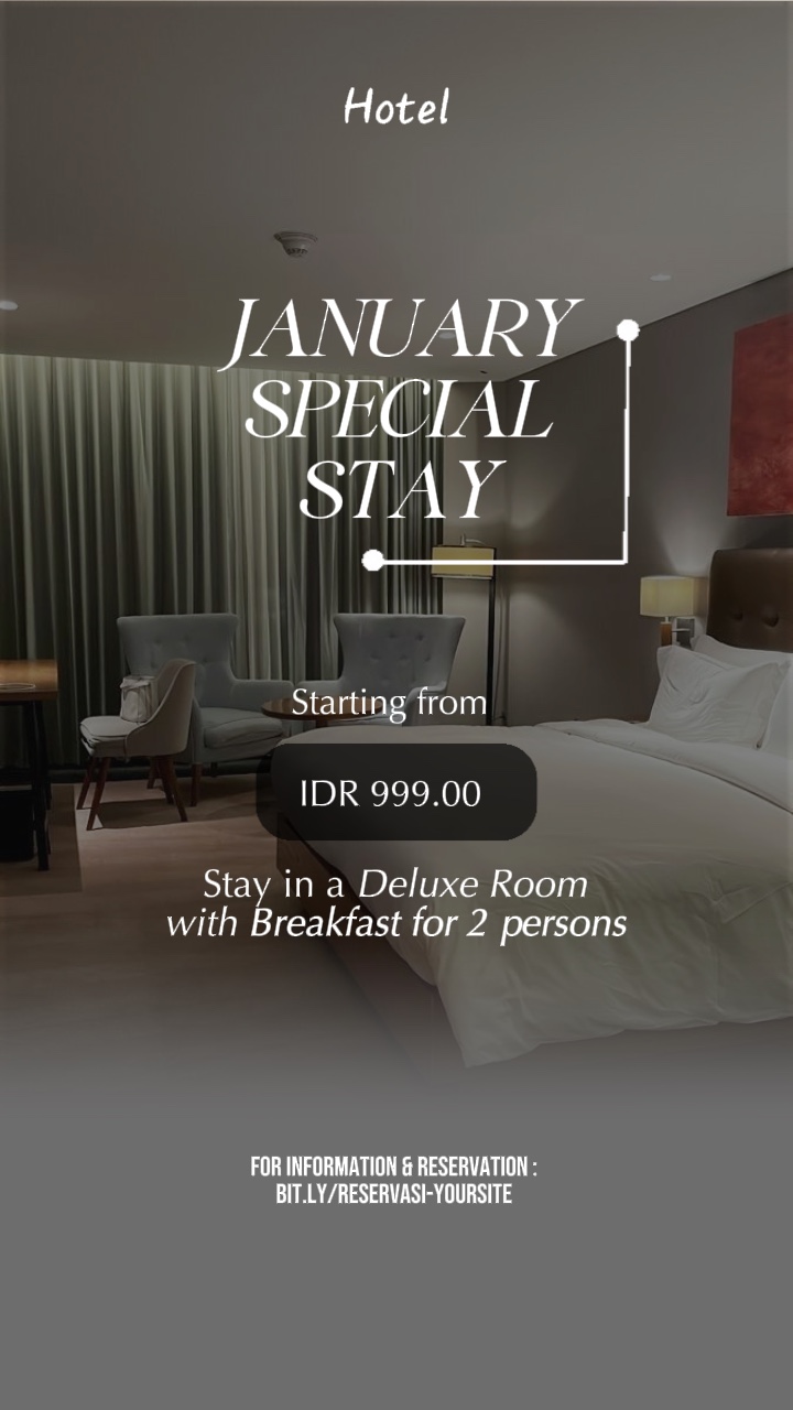 Penjualan promo hotel