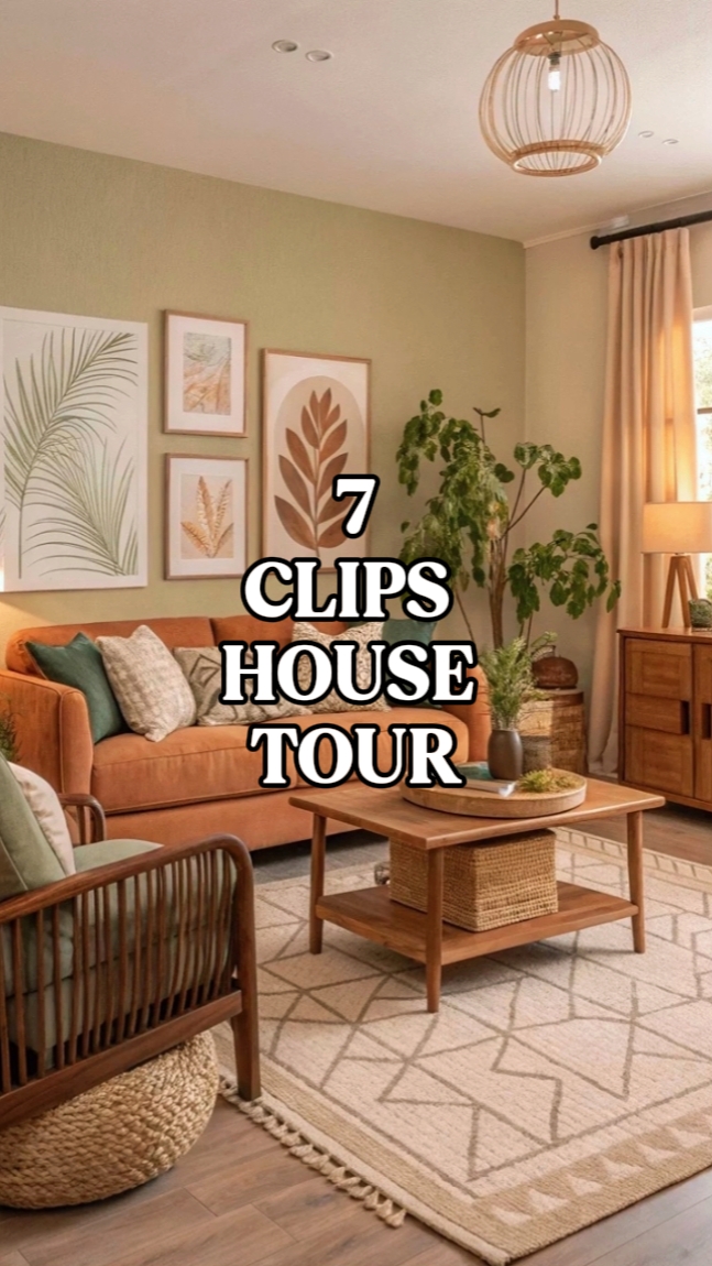 7 clipes tour pela casa 