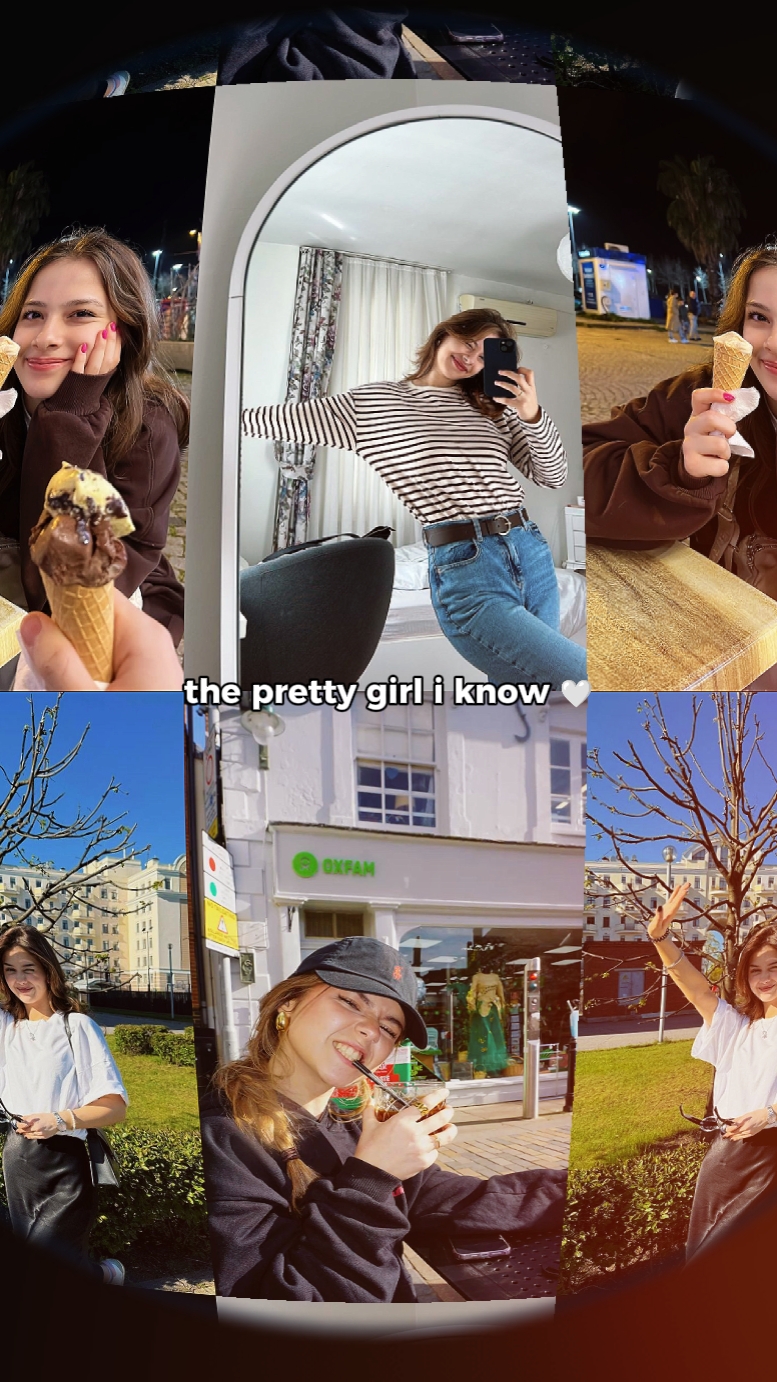 the pretty girl