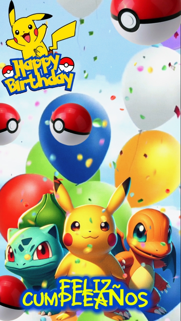 CUMPLEAÑOS PIKACHU 