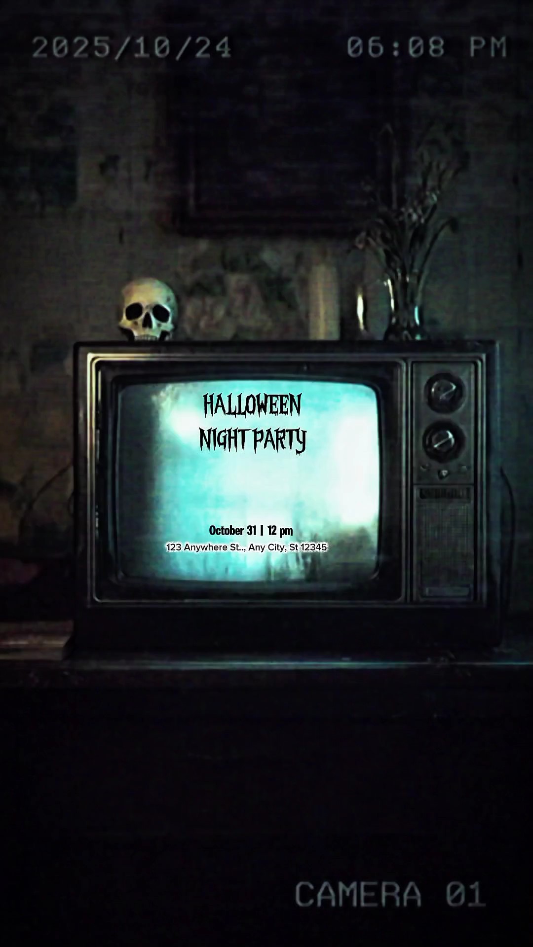 Invitación de Halloween