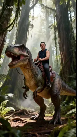 Montando Dinossauro