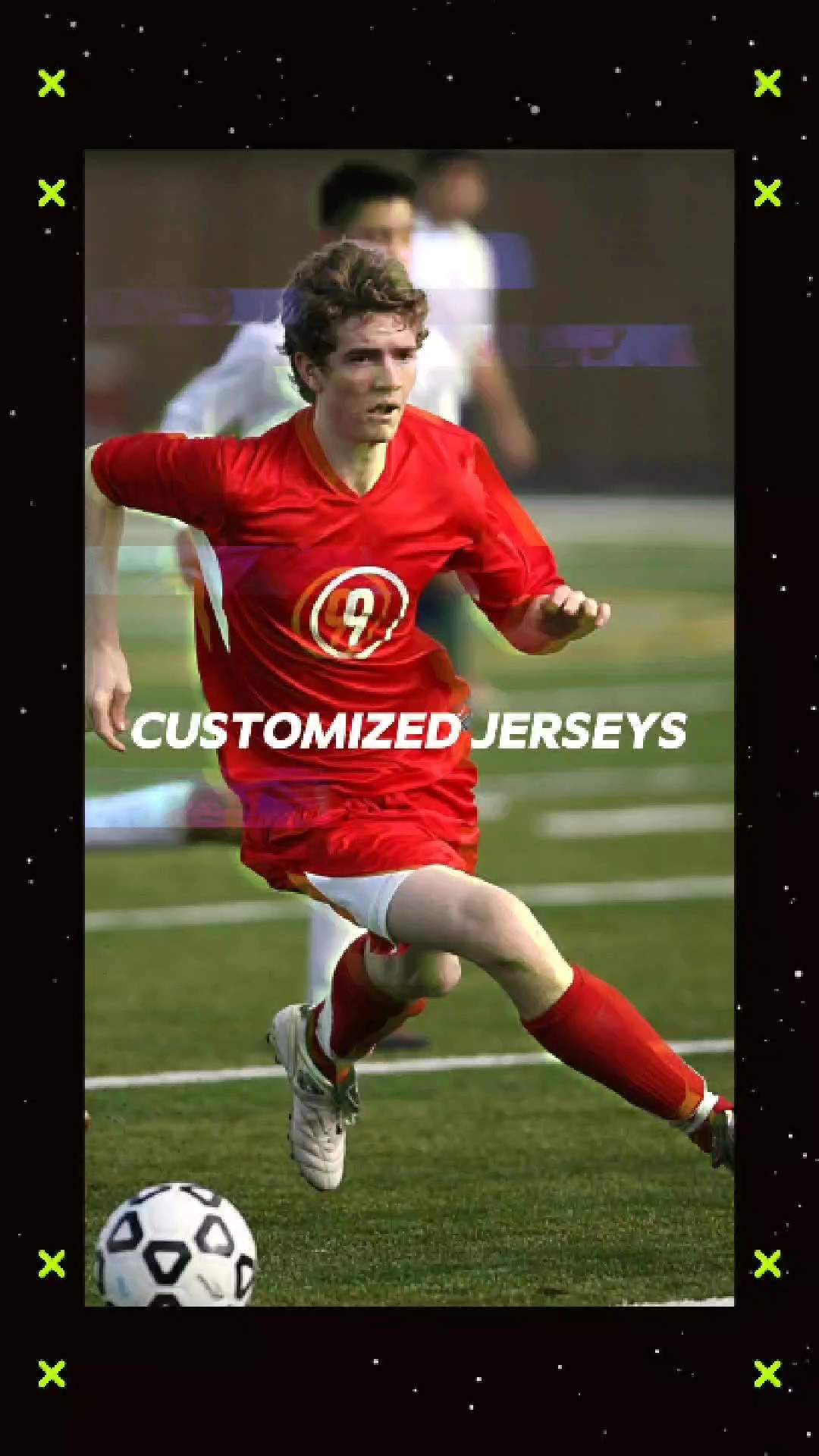 Dynamic Soccer Jersey Sale Ads