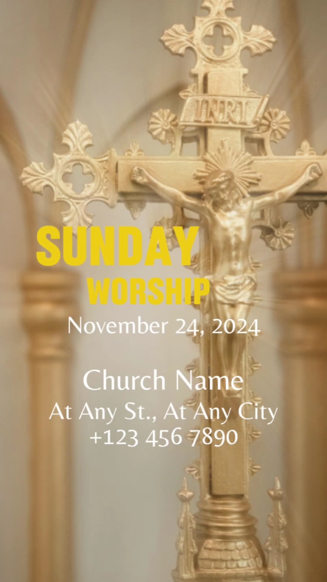 Cita Collage Promoción Dinámica De La Iglesia Adoración Dominical