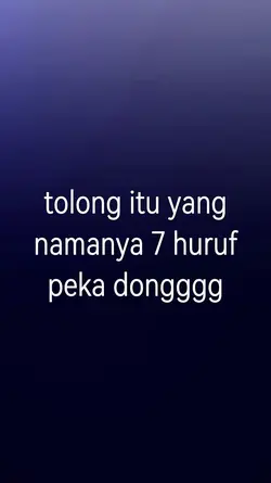 tolong itu yg nmanya