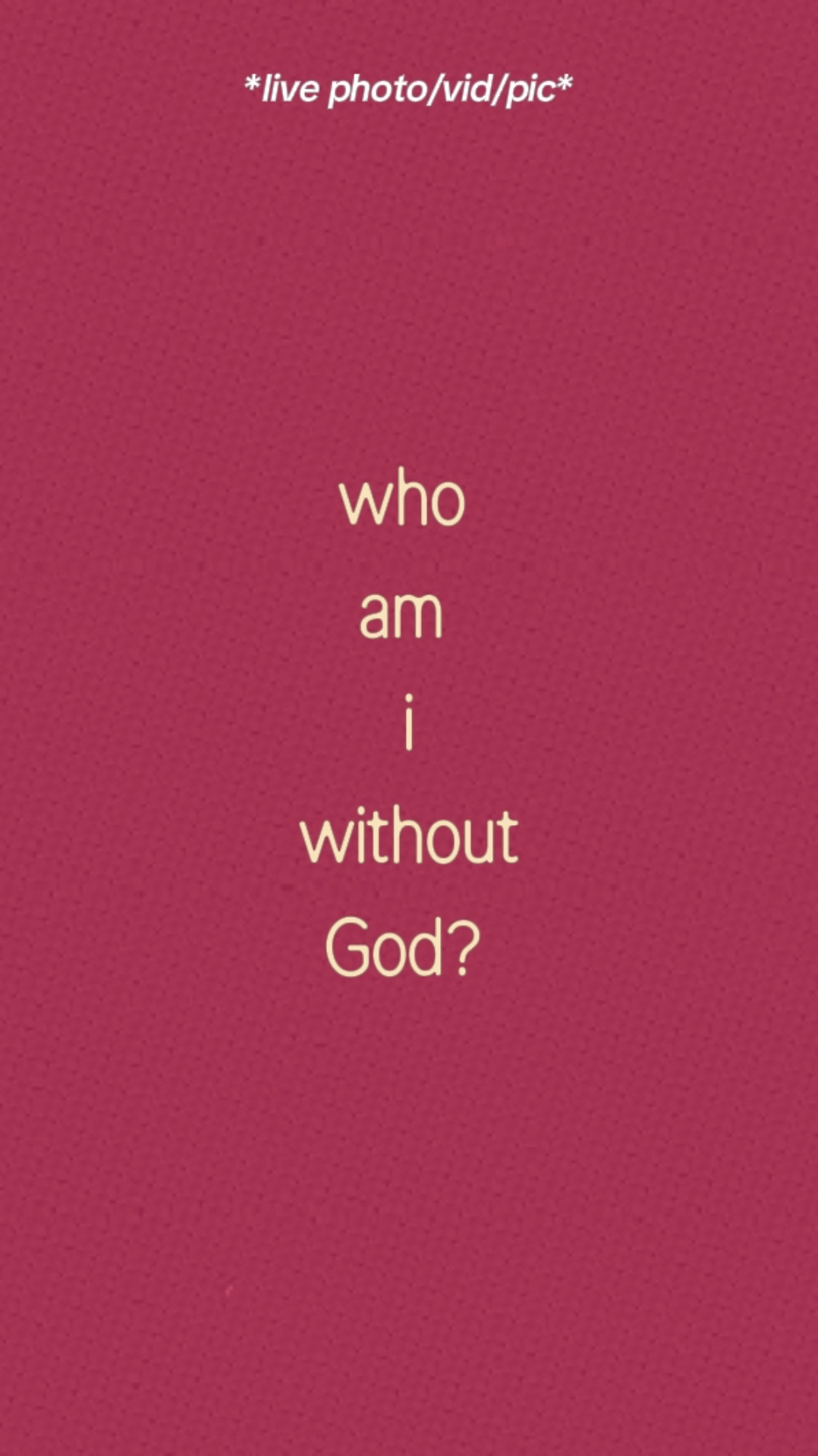 Who Am I. 