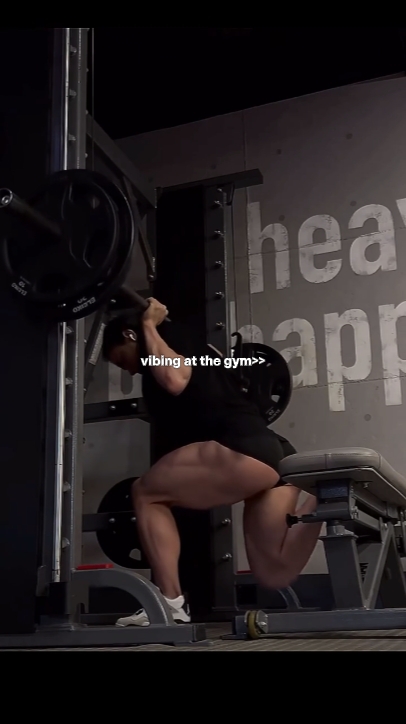 vibing at the gym