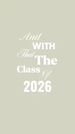 The end classof 2026