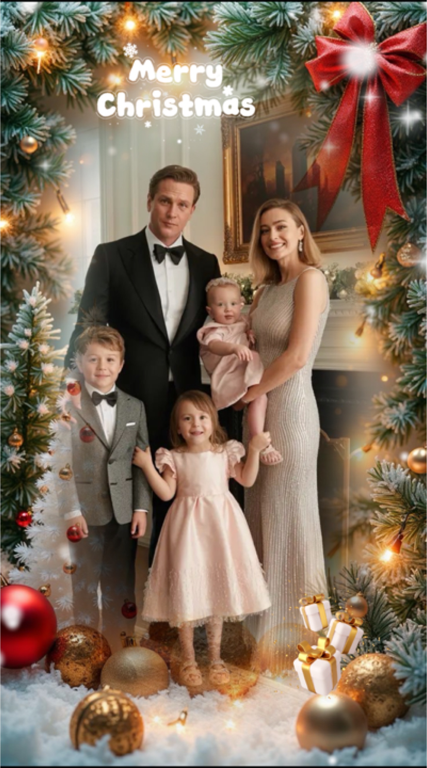 Familia navideña