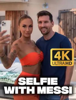 Selfie with Messi ⚽️