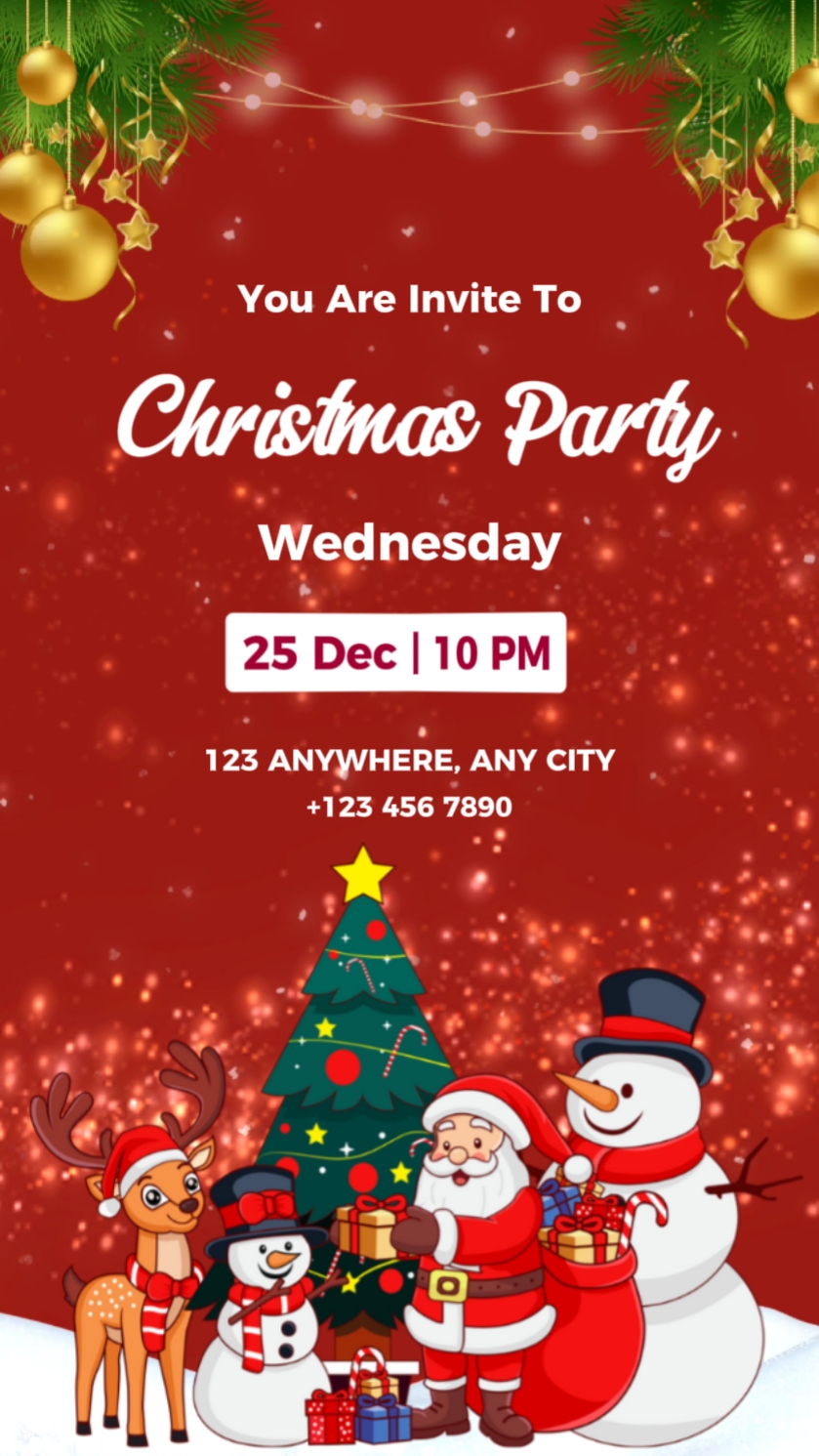 Invitación de Navidad