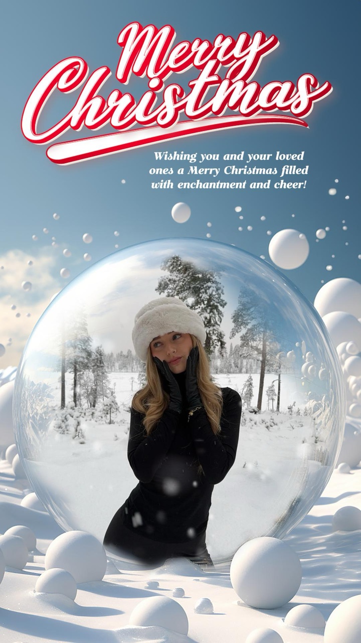 Globo De Nieve De Navidad