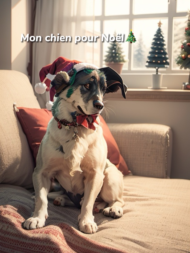 Mon chien pour Noël🎄