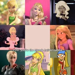 Blonde haired baddie