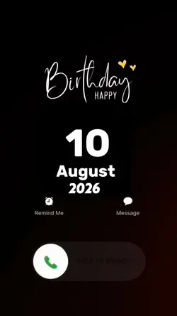 Hbd 10 August 2026 