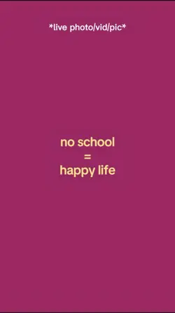 No School Happy Life