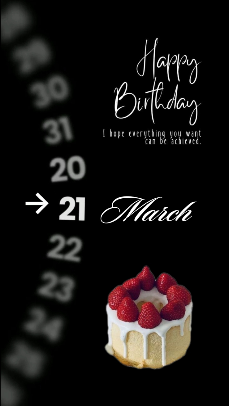 HBD 21 MARET 2026