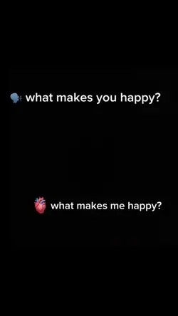 What makes you happy