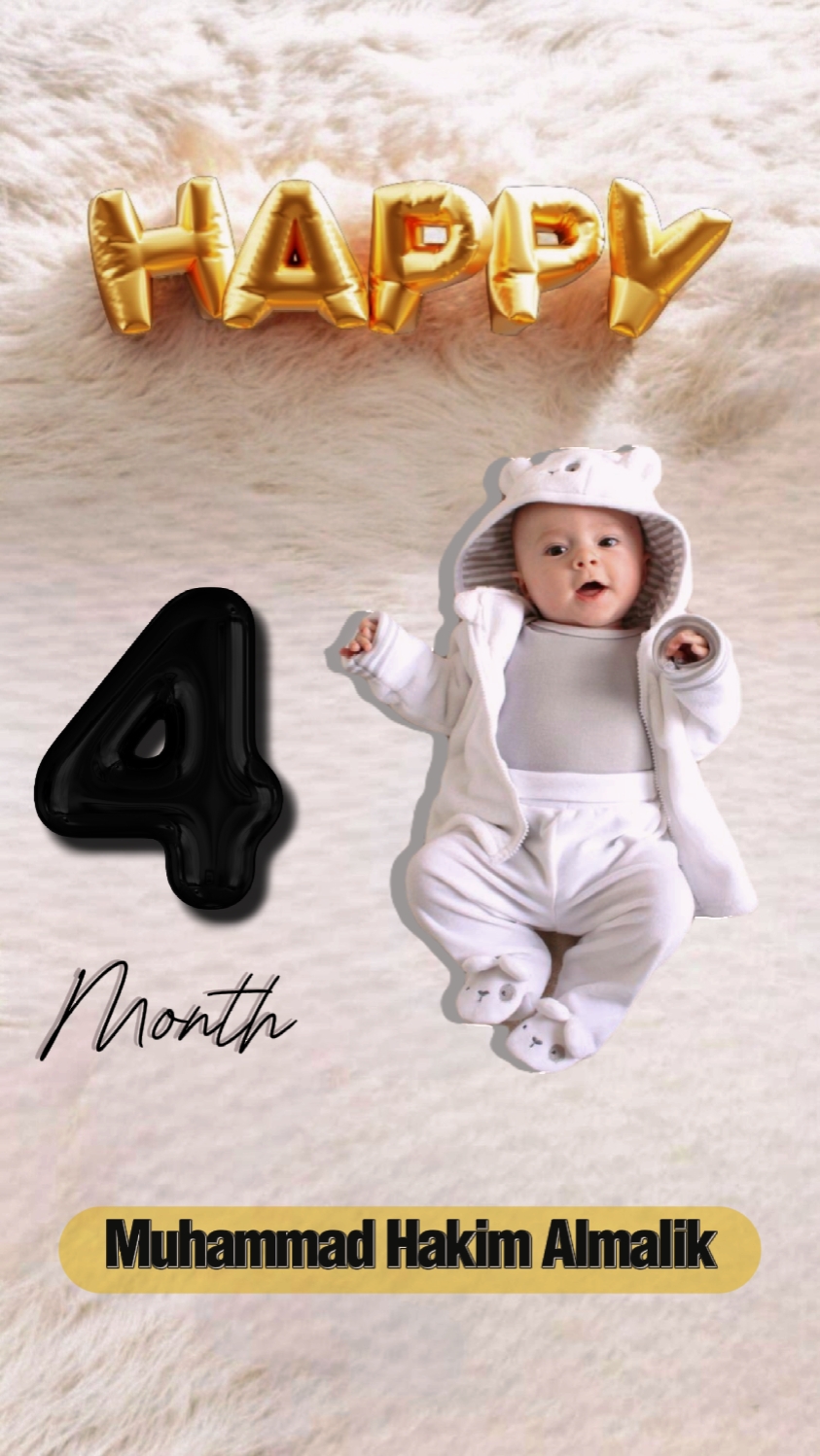 Happy 4 Month baby