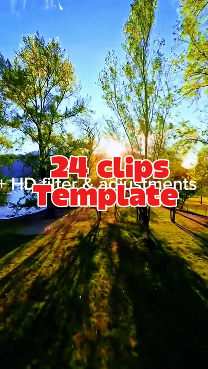 24 clips template 