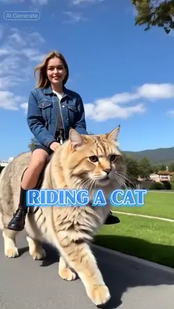 Riding A Cat