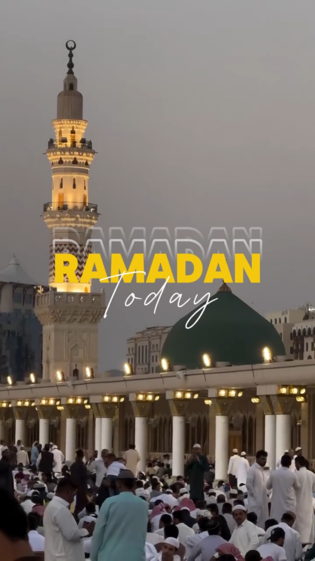 bugün ramazan