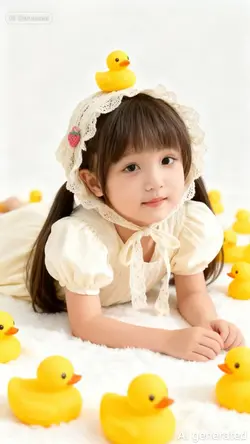 Mẫu AI em bé cute