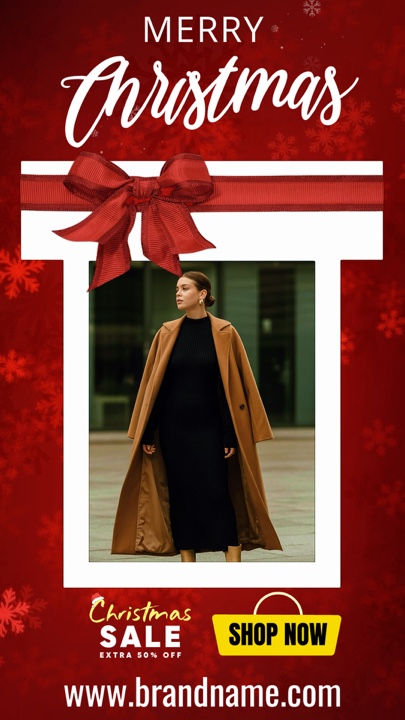 Anuncios de rebajas navideñas