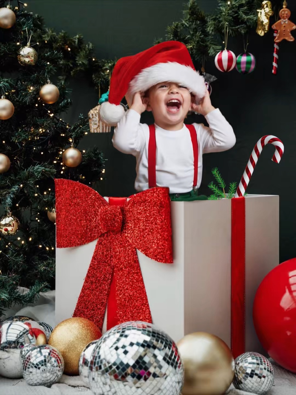 Caixa de presente de natal