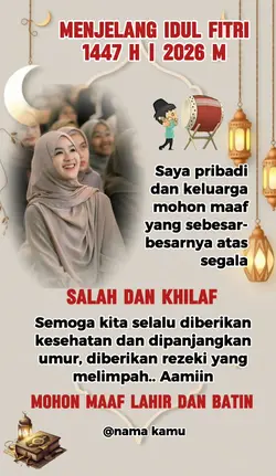Menjelang Idul Fitri