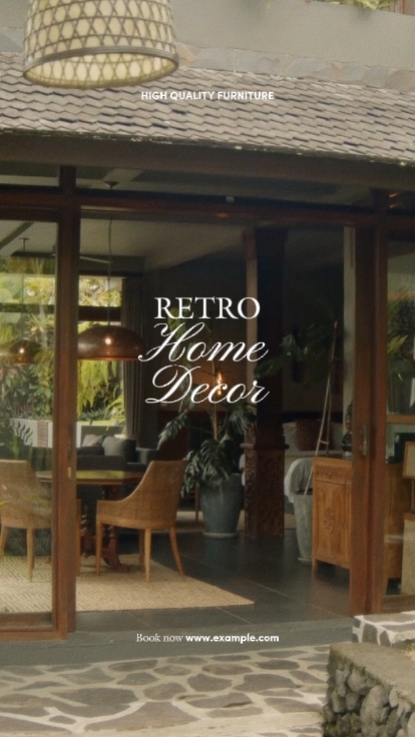 Decoração retrô