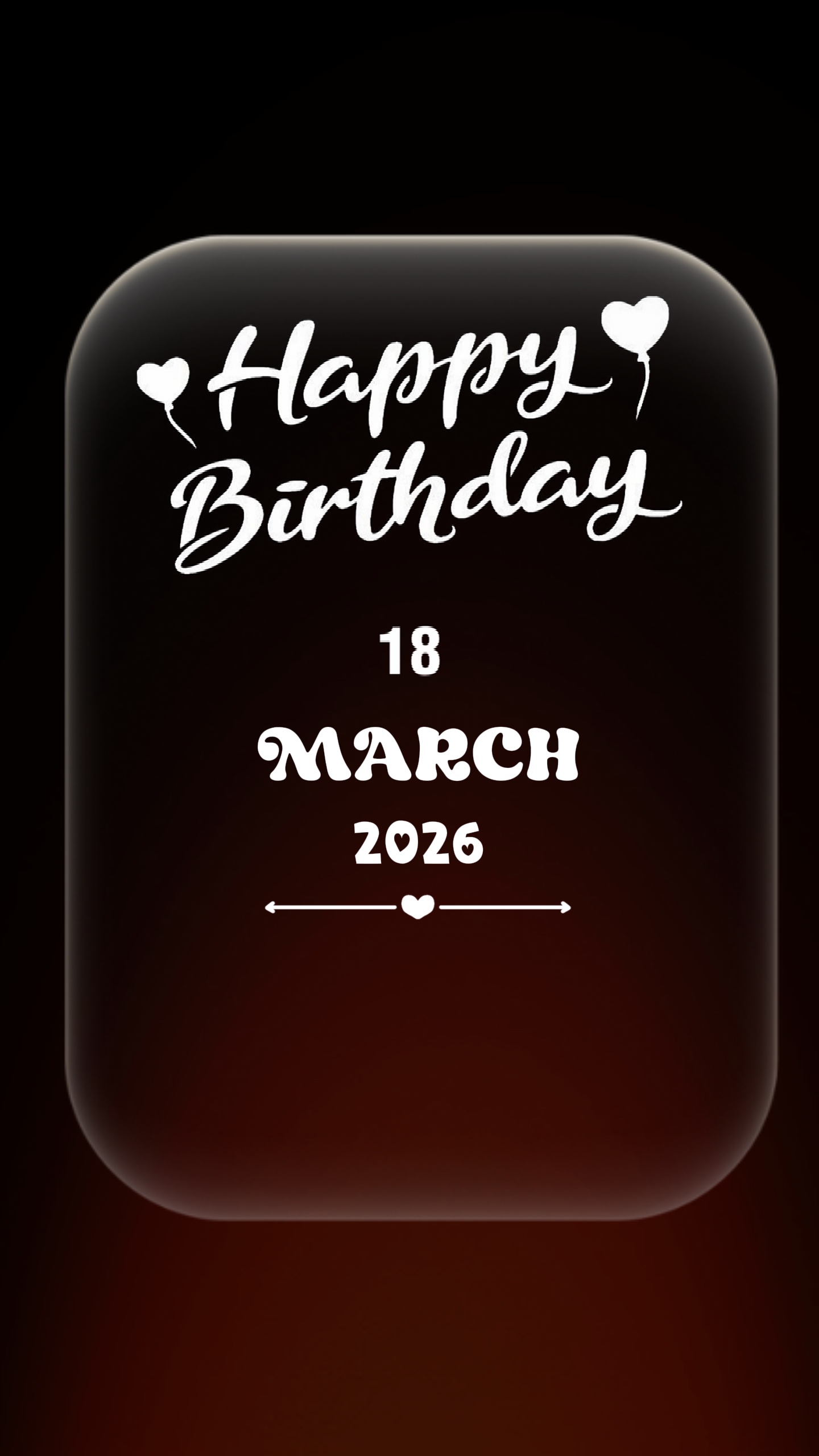 FELIZ CUMPLEAÑOS 18 DE MARZO