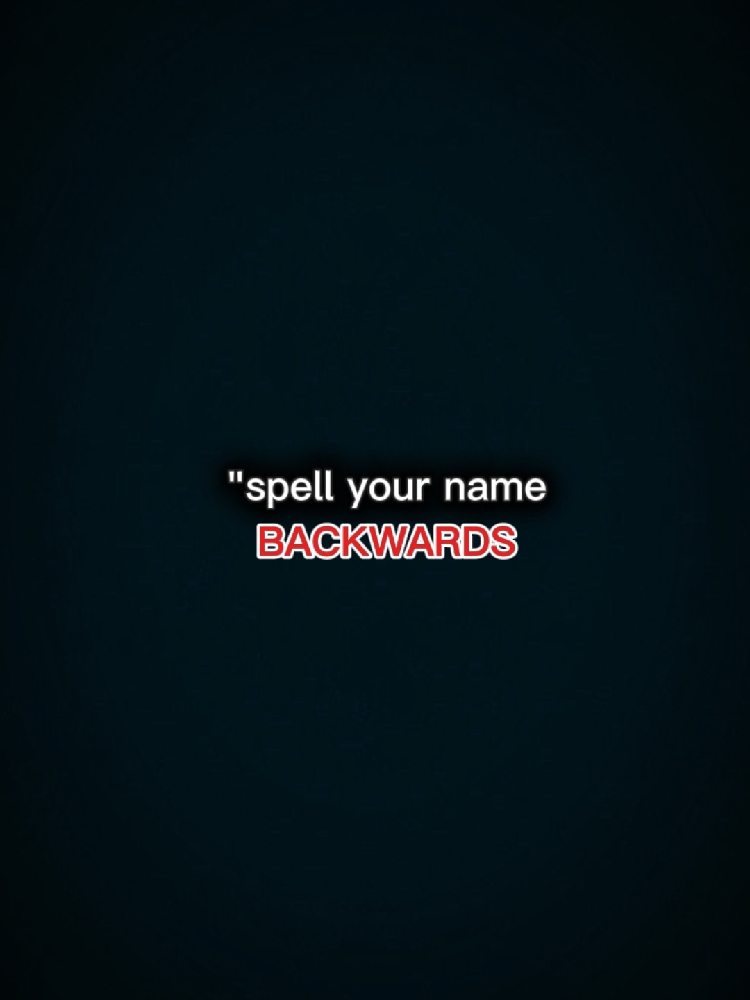 Spelurname para trás 