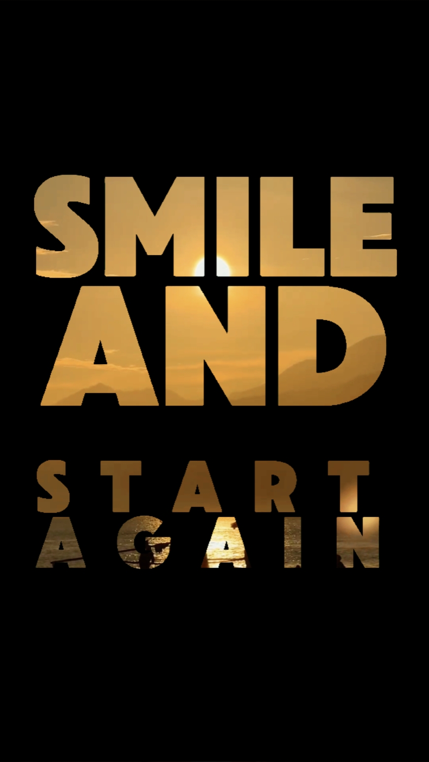 start again