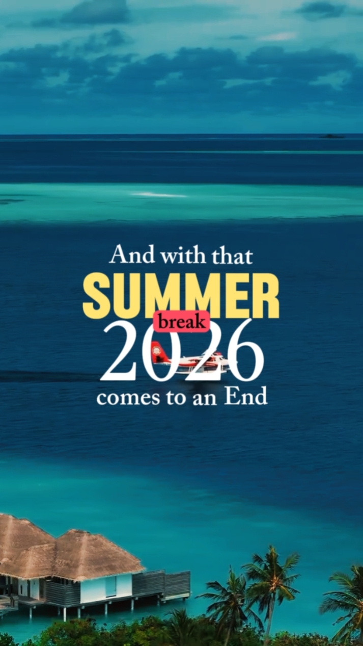 Vacances d'été 2026