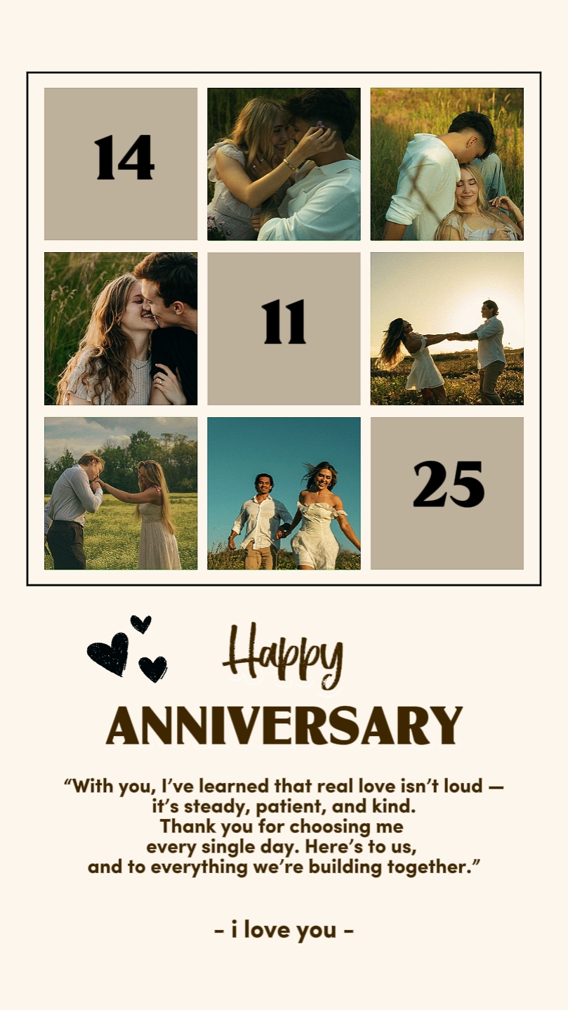 anniversary template